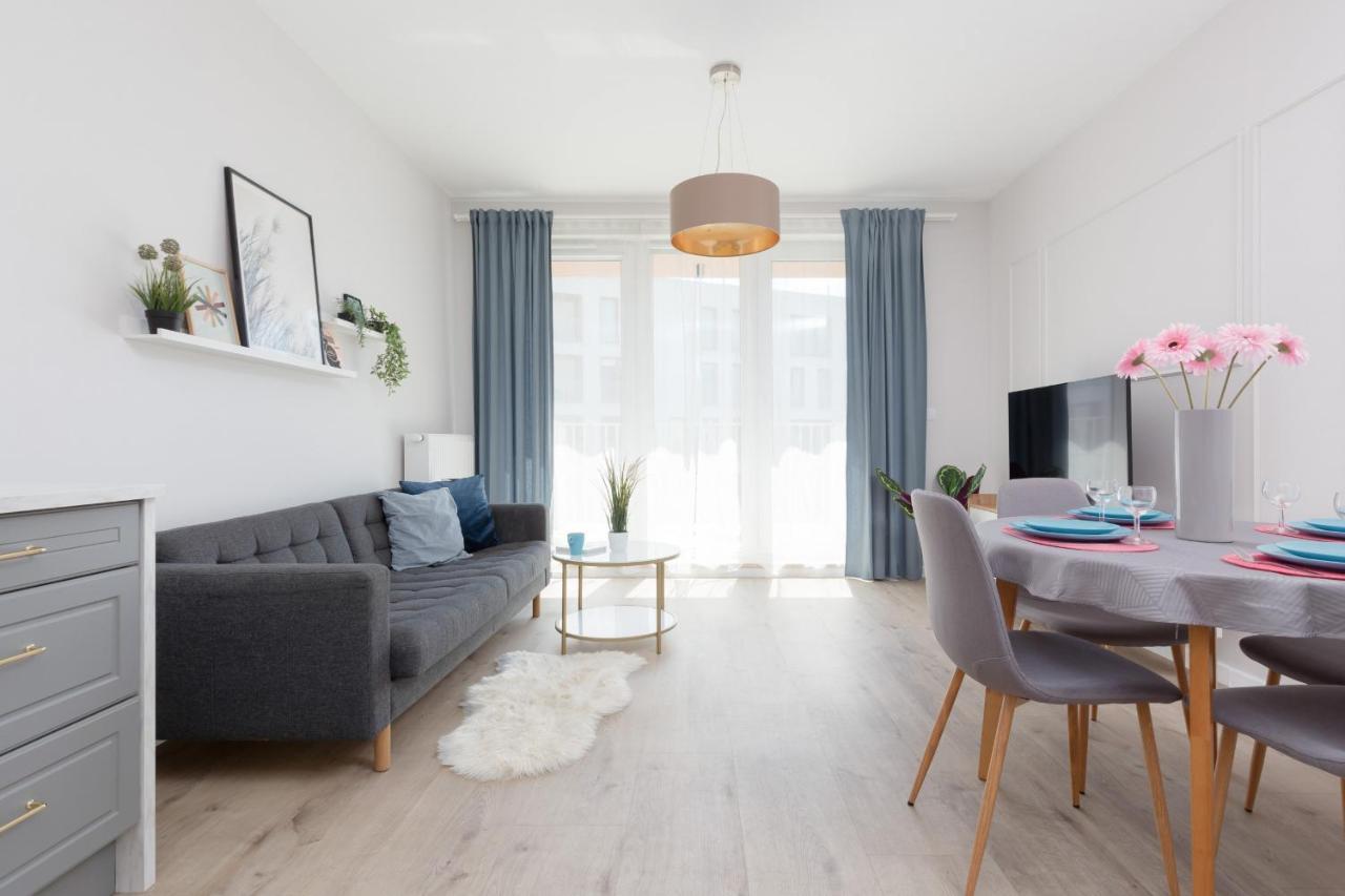 Modern Apartment With Balcony Warsaw Mokotow Aignera By Noclegi Renters Exterior foto